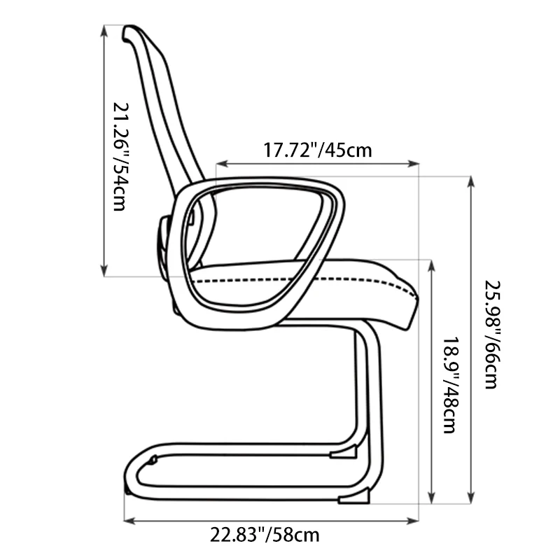 Modern Minimalist Executive Reception Chair: Breathable Mesh Gaming Chair - Ergonomic Swivel Desk Chair For Home Office