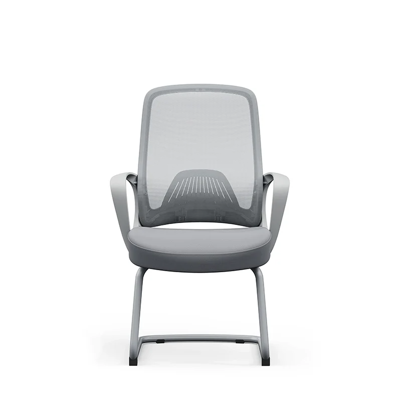 Modern Minimalist Executive Reception Chair: Breathable Mesh Gaming Chair - Ergonomic Swivel Desk Chair For Home Office