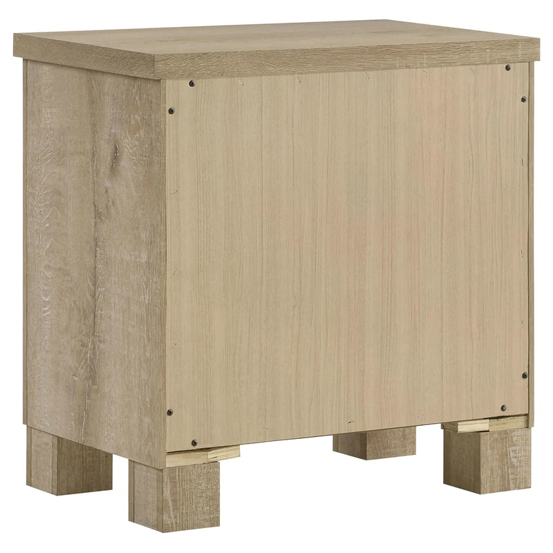 Coaster Furniture Oakglen 225102 2-drawer Nightstand Bedside Table - Weathered Oak