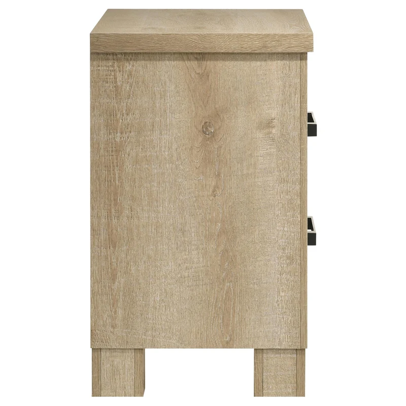 Coaster Furniture Oakglen 225102 2-drawer Nightstand Bedside Table - Weathered Oak