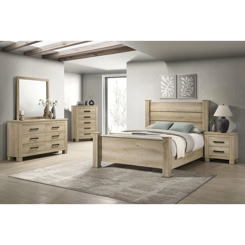 Coaster Furniture Oakglen 225102 2-drawer Nightstand Bedside Table - Weathered Oak