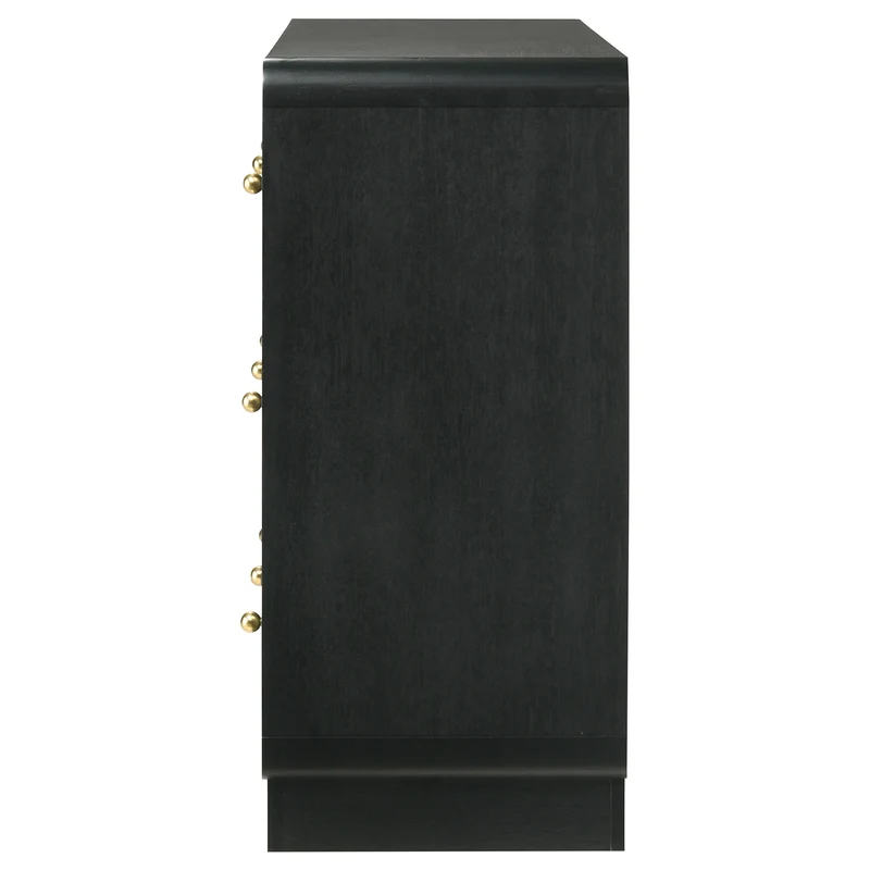 Coaster Furniture Cavelle 223663 6-Drawer Dresser Cabinet - Black