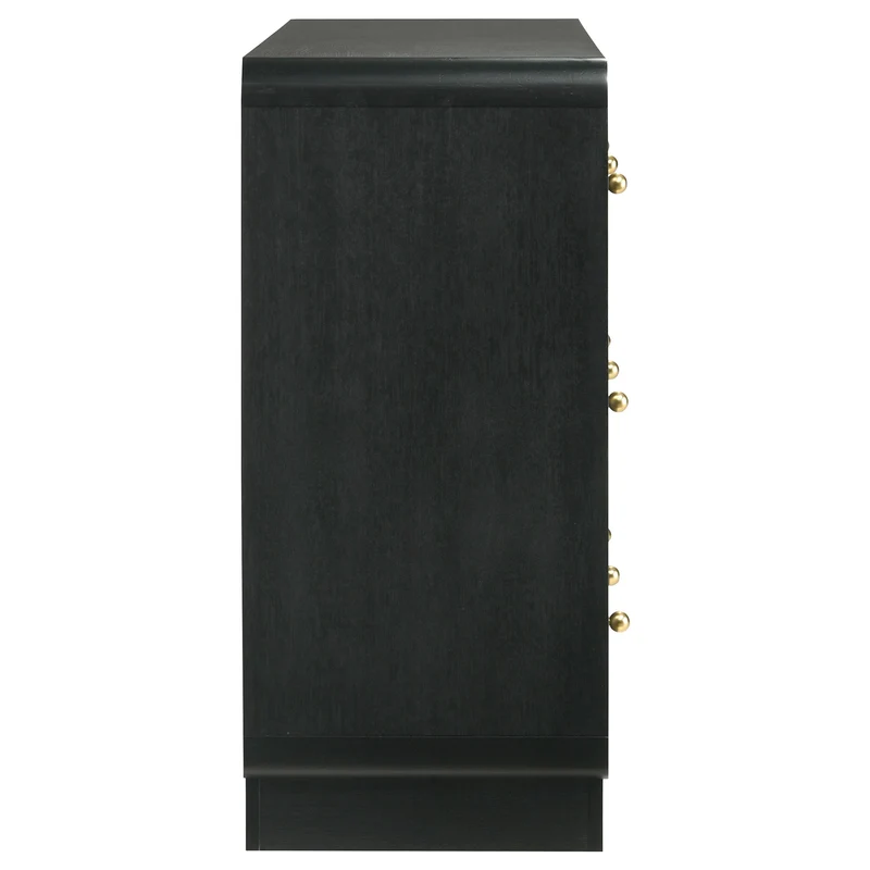 Coaster Furniture Cavelle 223663 6-Drawer Dresser Cabinet - Black