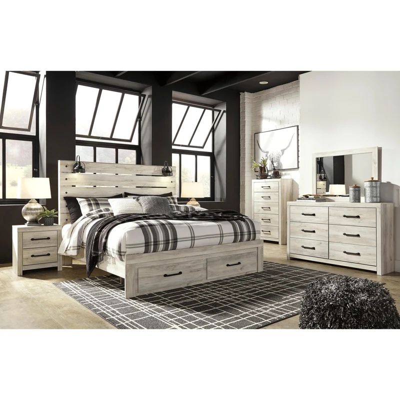 Signature Design by Ashley Cambeck B192B127 6 pc King Panel Storage Bedroom Set