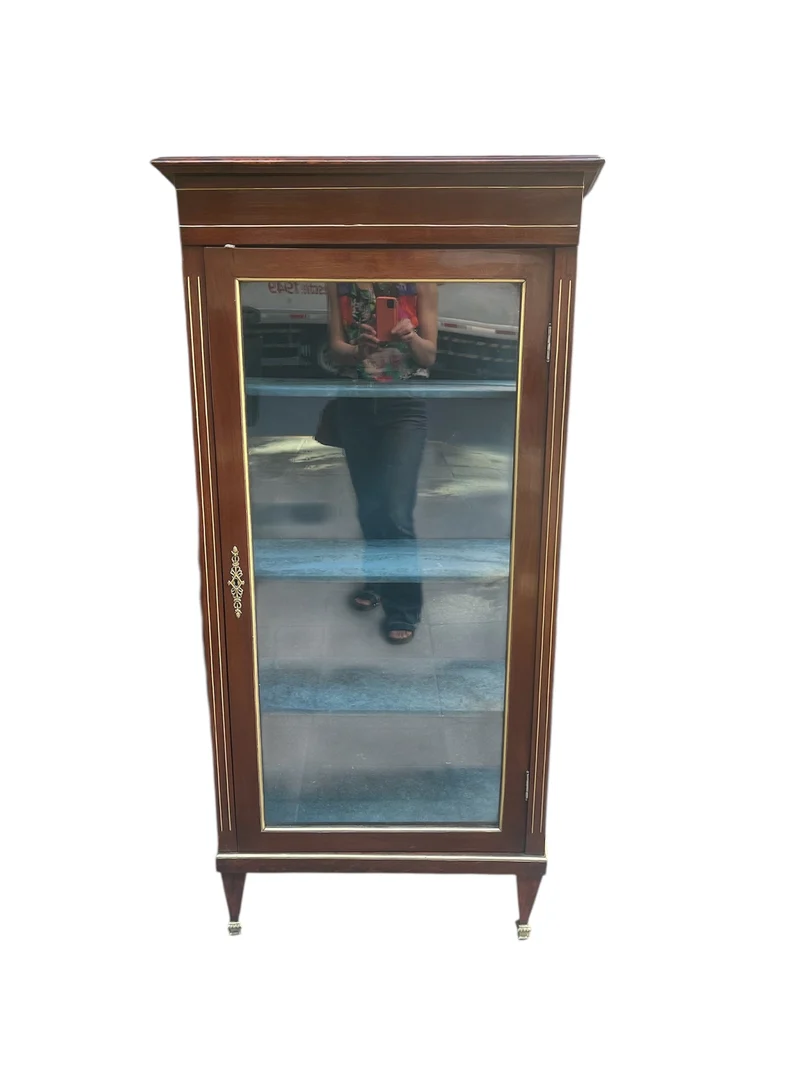 Louis XVI mahogany display case