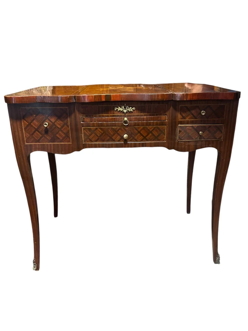 French Louis XV dressing room parquet flooring