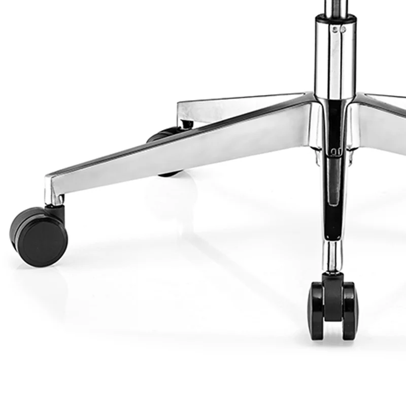 Modern Minimalist Black High-Back Desk Chair: Height-Adjustable 2D Armrests - Ergonomic Gaming Chair For Home Office