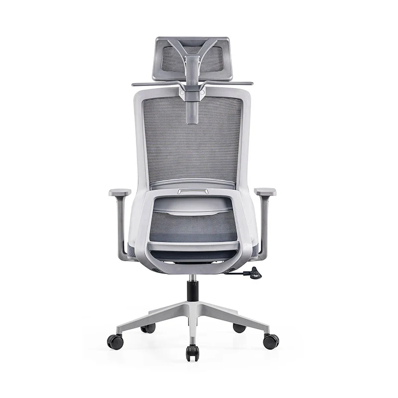 Modern Minimalist Ergonomic High-Back Desk Chair: Height-Adjustable Headrest & Coat Hook - Breathable Mesh Fabric Gaming Chair For Home Office