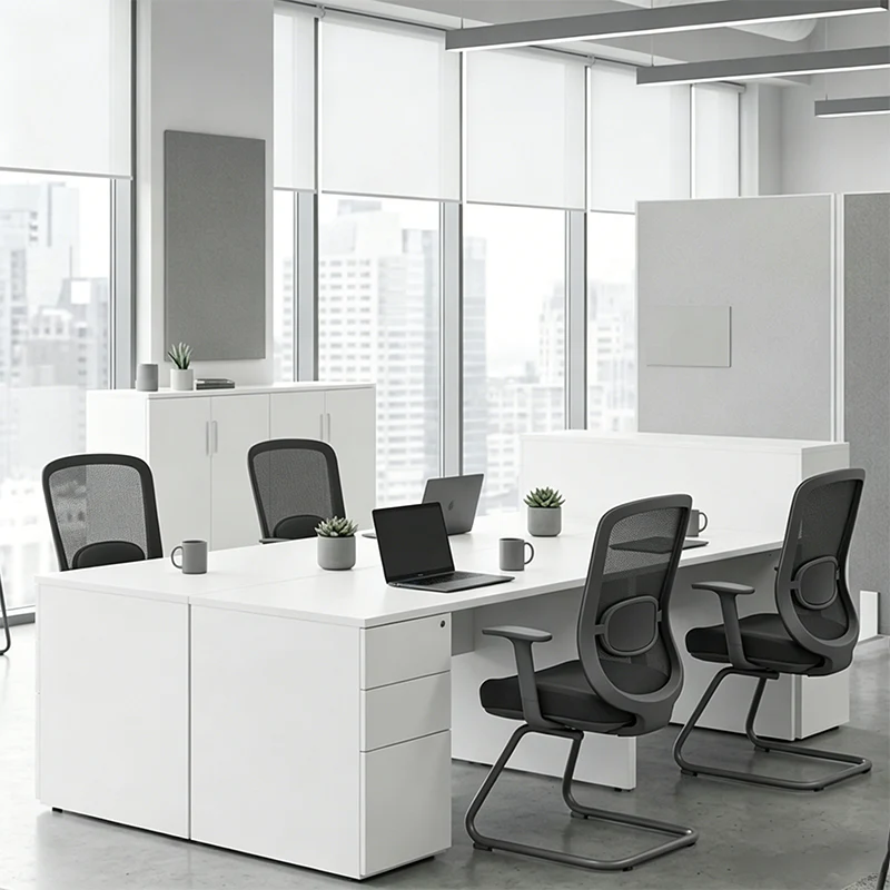 Modern Luxury Executive Desk Chair With Adjustable Lumbar Support - Breathable Mesh & Durable Black Frame Office Chair For Home Office