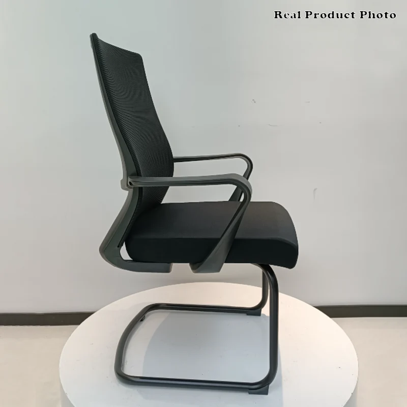 Modern Minimalist Executive Ergonomic Breathable Mesh Office Chair - Durable Matte Black Frame Desk Chair For Home Office