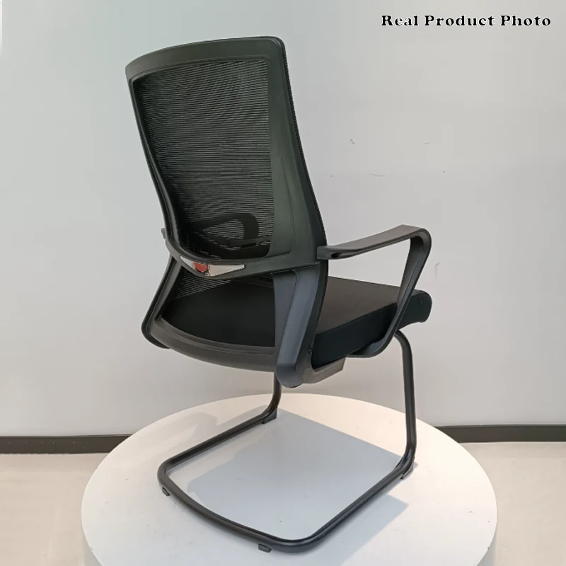 Modern Minimalist Executive Ergonomic Breathable Mesh Office Chair - Durable Matte Black Frame Desk Chair For Home Office