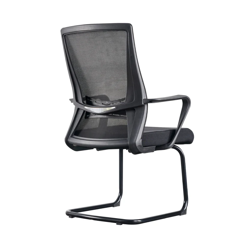 Modern Minimalist Executive Ergonomic Breathable Mesh Office Chair - Durable Matte Black Frame Desk Chair For Home Office