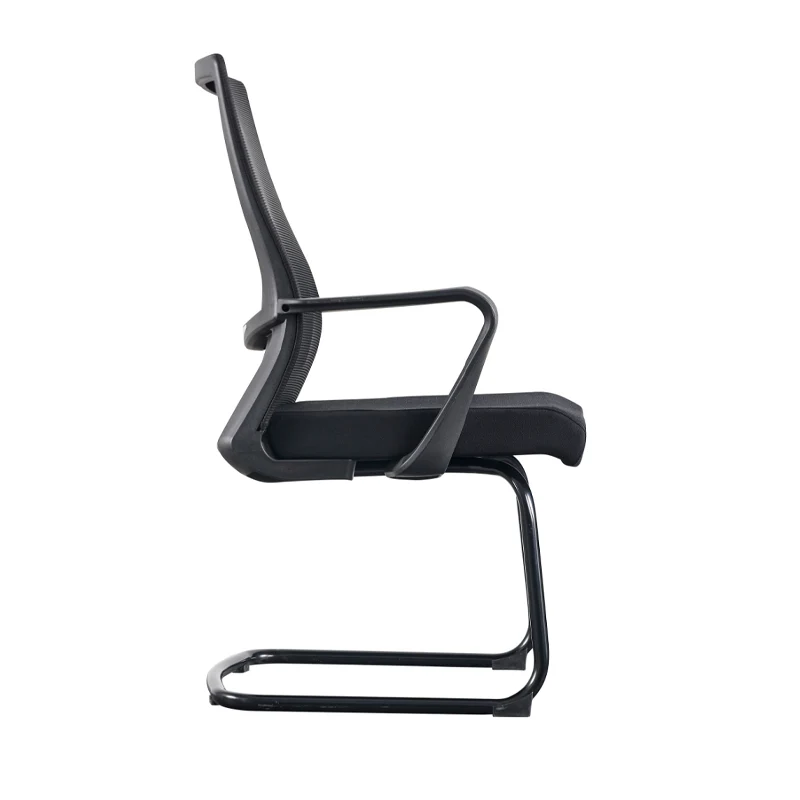 Modern Minimalist Executive Ergonomic Breathable Mesh Office Chair - Durable Matte Black Frame Desk Chair For Home Office