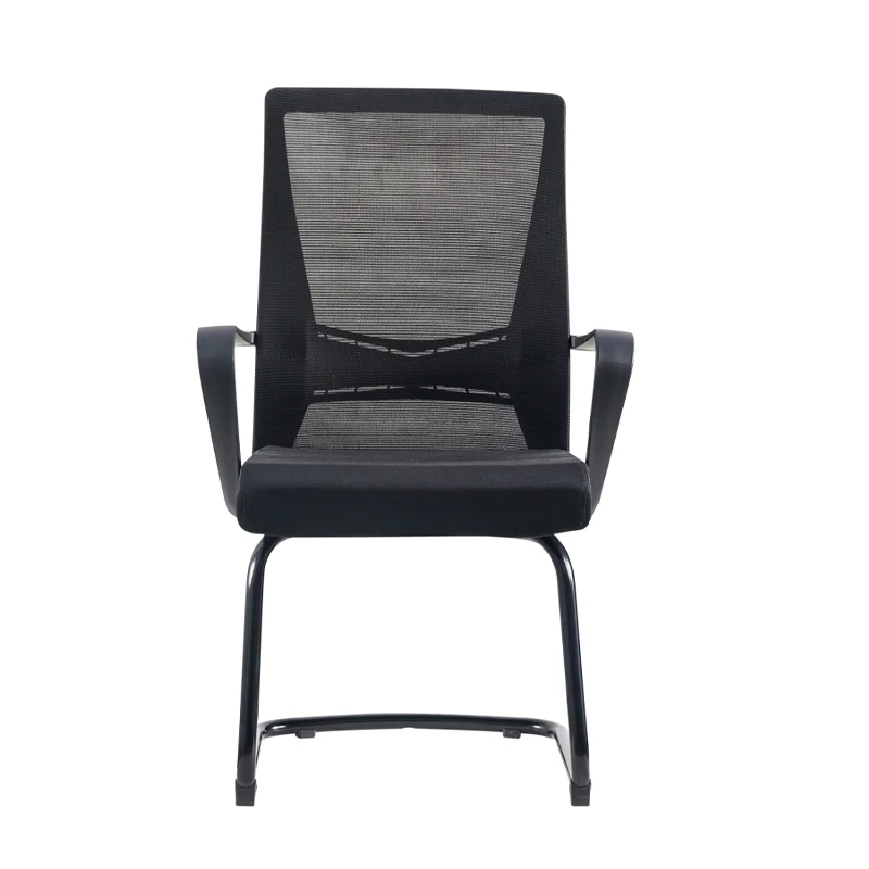 Modern Minimalist Executive Ergonomic Breathable Mesh Office Chair - Durable Matte Black Frame Desk Chair For Home Office