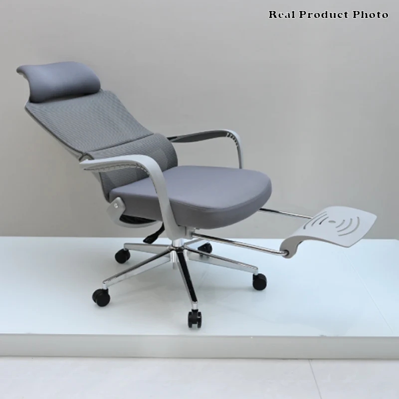 Modern Ergonomic Reclining Office Chair With Footrest - Luxury High Back 150° Recline Function Desk Chair For Home Office