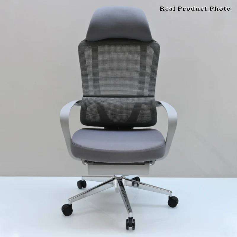 Modern Ergonomic Reclining Office Chair With Footrest - Luxury High Back 150° Recline Function Desk Chair For Home Office