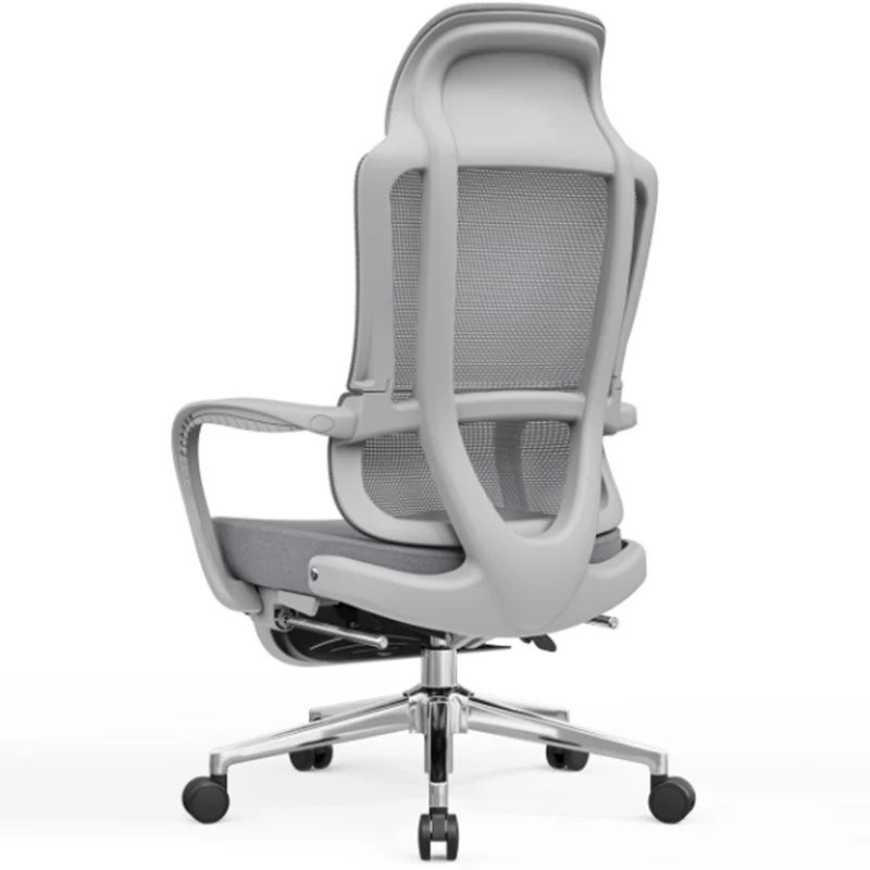 Modern Ergonomic Reclining Office Chair With Footrest - Luxury High Back 150° Recline Function Desk Chair For Home Office
