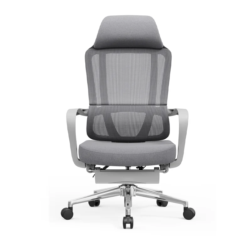 Modern Ergonomic Reclining Office Chair With Footrest - Luxury High Back 150° Recline Function Desk Chair For Home Office