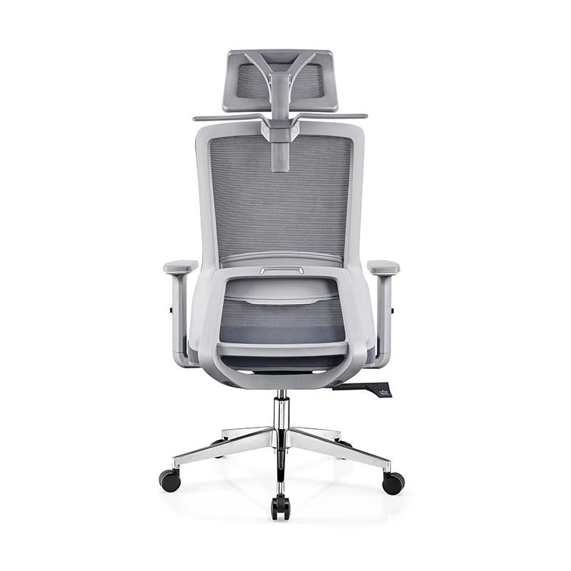 Modern Minimalist High-Back Mesh Desk Chair: Adjustable Headrest With Coat Rack - Ergonomic Swivel Gaming Chair For Home Office