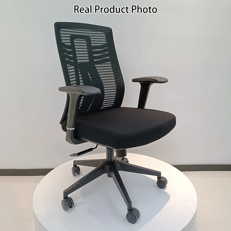 Modern Minimalist Swivel Mesh Desk Chair: Backrest & Armrests - Ergonomic Gaming Chair For Home Office