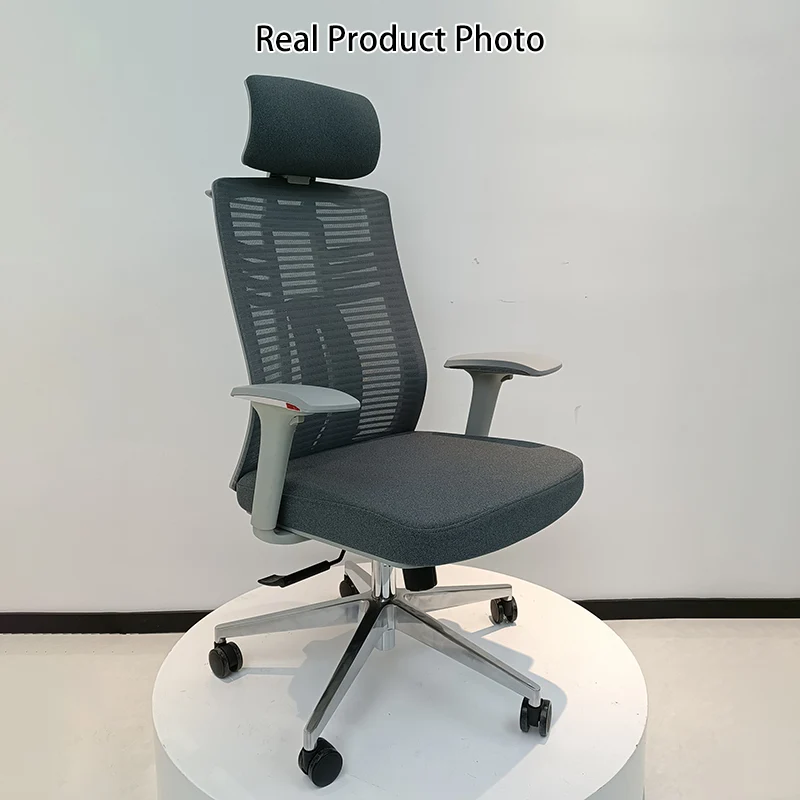 Modern Minimalist Ergonomic High-Back Desk Chair: 4D Armrests - Adjustable Lumbar Support Gaming Chair For Home Office