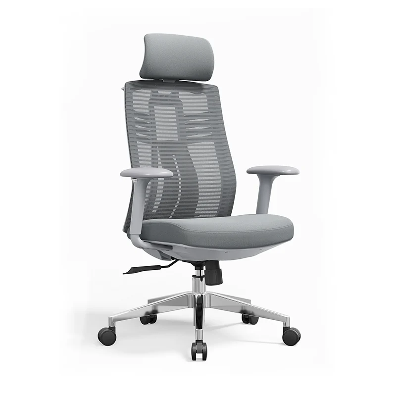 Modern Minimalist Ergonomic High-Back Desk Chair: 4D Armrests - Adjustable Lumbar Support Gaming Chair For Home Office