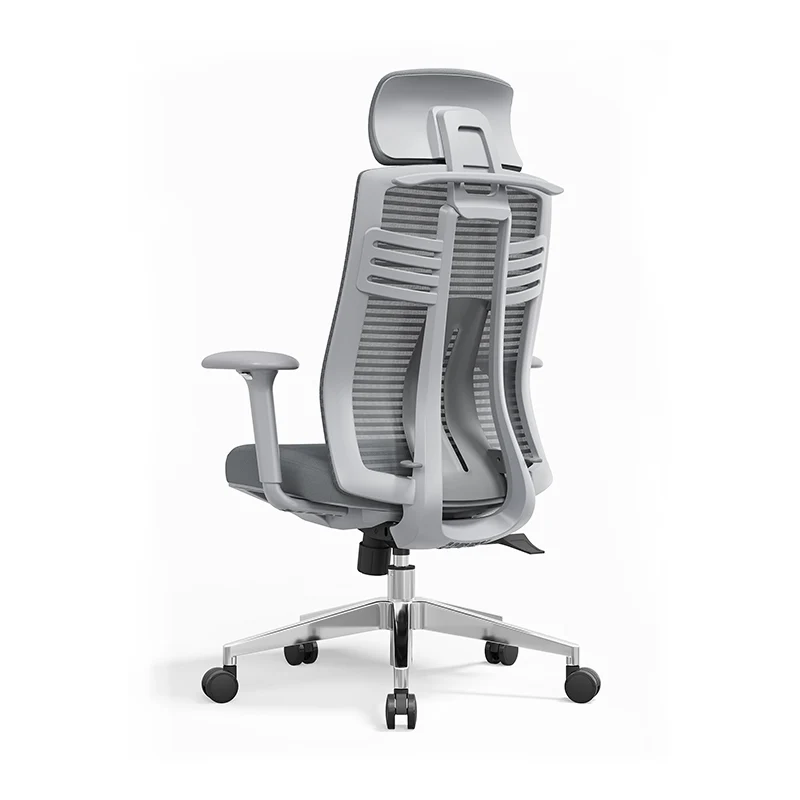 Modern Minimalist Ergonomic High-Back Desk Chair: 4D Armrests - Adjustable Lumbar Support Gaming Chair For Home Office