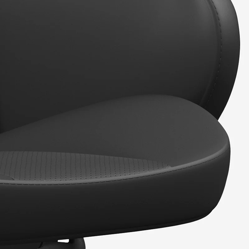 Modern Ergonomic Deluxe Executive Desk Chair: Silicone-Coated Faux Leather - Minimalist Office Chair For Home Office