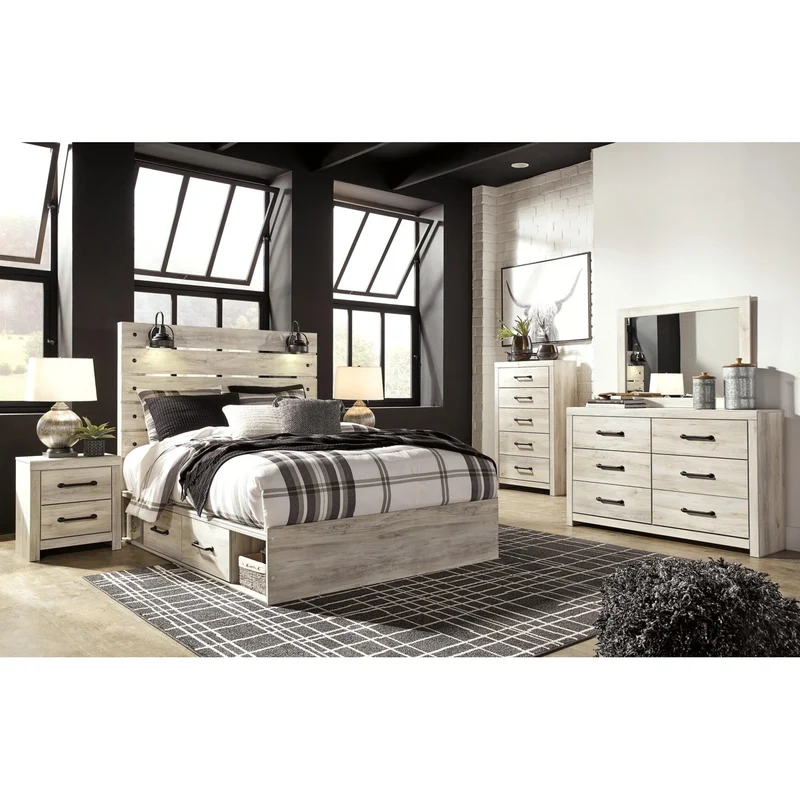 Signature Design by Ashley Cambeck B192B102 8 pc King Panel Bedroom Set