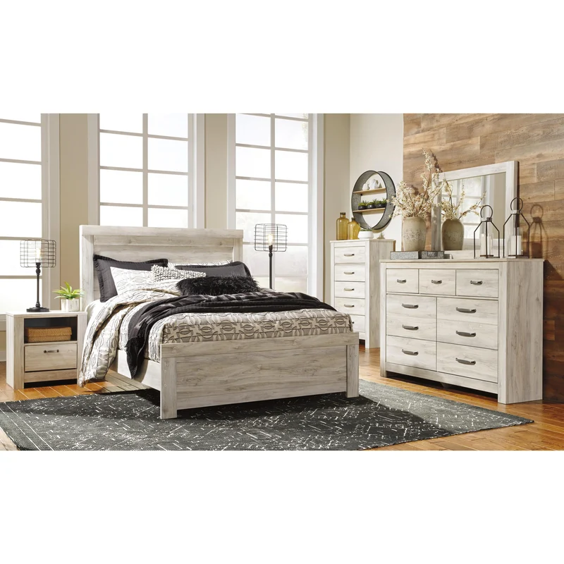 Signature Design by Ashley Bellaby B331B20 8 pc King Panel Bedroom Set