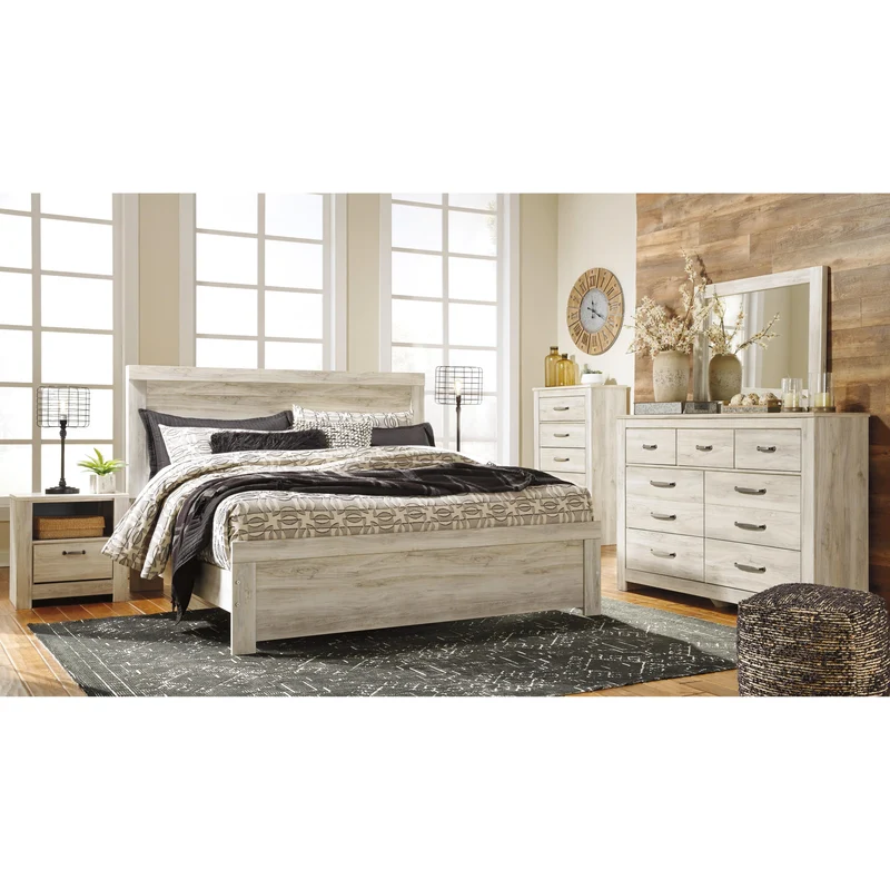 Signature Design by Ashley Bellaby B331B17 8 pc King Panel Bedroom Set