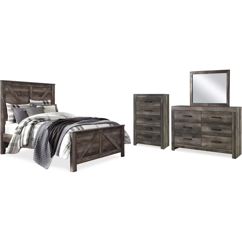 Signature Design by Ashley Wynnlow B440B37 6 pc Queen Panel Bedroom Set