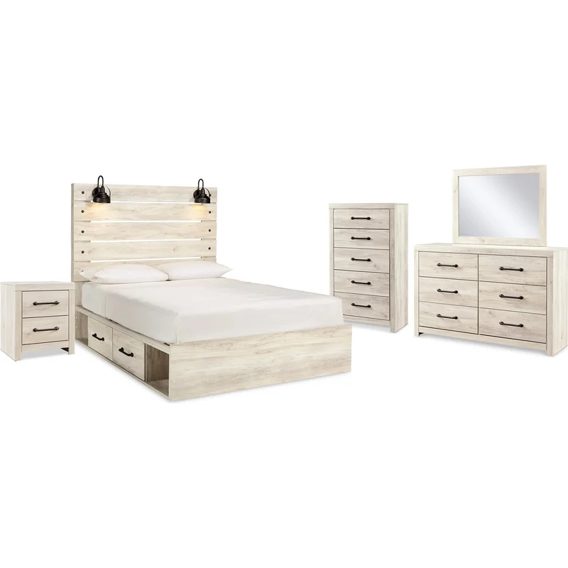 Signature Design by Ashley Cambeck B192B93 7 pc Queen Panel Bedroom Set