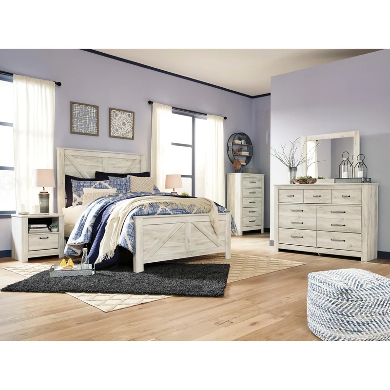 Signature Design by Ashley Bellaby B331B13 7 pc Queen Panel Bedroom Set