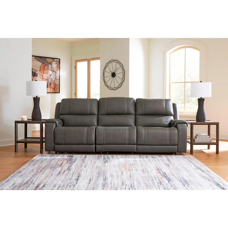 Signature Design by Ashley 5Z - Pittson PCU12600S3 3 pc Power Sectional Reclining Sofa