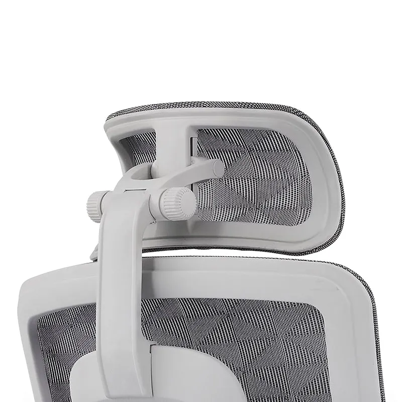 Modern Ergonomic High Back Mesh Grey Executive Office Chair - Adjustable 3D Armrests Lumbar Support Swivel Desk Chair For Home Office