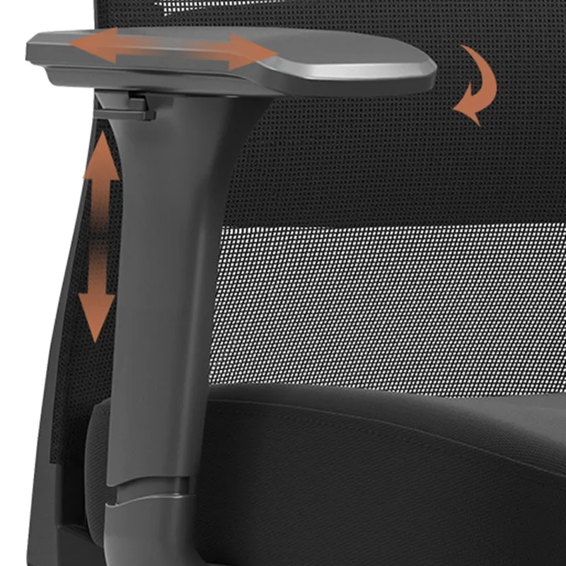 Modern Minimalist Ergonomic Desk Chair - High-Back Breathable Mesh Gaming Chair: Adjustable Headrest And Lumbar Support For Home Office