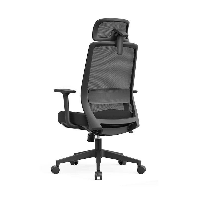 Modern Minimalist Ergonomic Desk Chair - High-Back Breathable Mesh Gaming Chair: Adjustable Headrest And Lumbar Support For Home Office