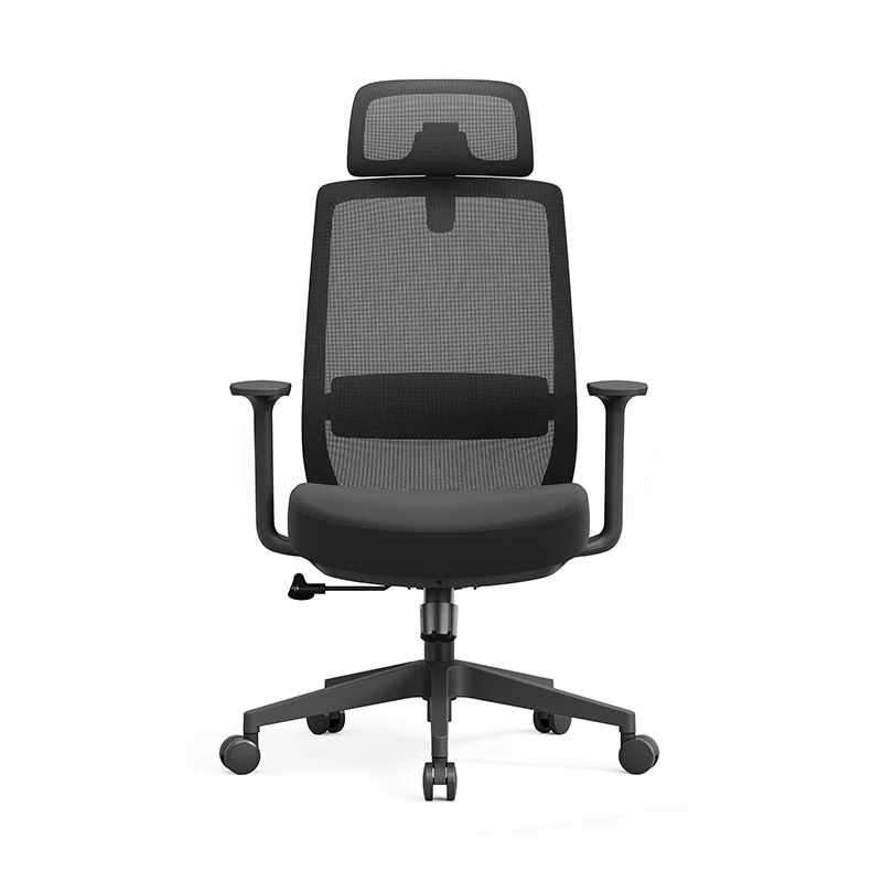 Modern Minimalist Ergonomic Desk Chair - High-Back Breathable Mesh Gaming Chair: Adjustable Headrest And Lumbar Support For Home Office