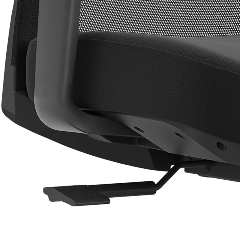Modern Minimalist Mid-Back Ergonomic Desk Chair - Breathable Mesh Gaming Chair: Adjustable Lumbar Support Swivel Chair For Home Office