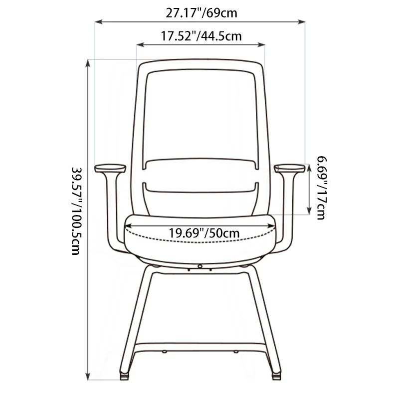 Modern Minimalist Executive Desk Chair - Breathable Mesh Office Reception Chair: Ergonomic Conference Chair For Home Office