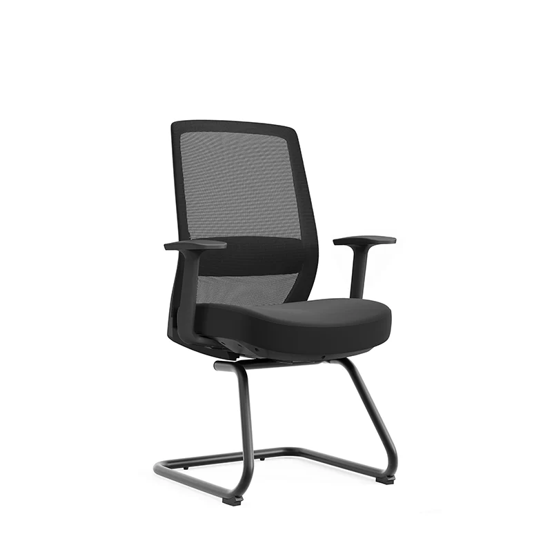 Modern Minimalist Executive Desk Chair - Breathable Mesh Office Reception Chair: Ergonomic Conference Chair For Home Office
