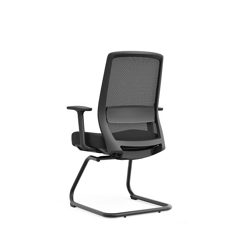 Modern Minimalist Executive Desk Chair - Breathable Mesh Office Reception Chair: Ergonomic Conference Chair For Home Office