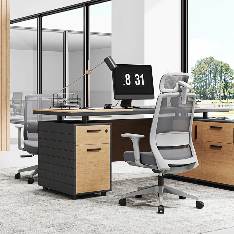 Modern Minimalist Ergonomic Desk Chair - 4D Headrest Breathable Mesh Chair: Lumbar Support Gaming Chair With Height Adjustment & Swivel For Home Office