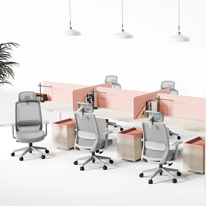 Modern Minimalist Ergonomic Desk Chair - 4D Headrest Breathable Mesh Chair: Lumbar Support Gaming Chair With Height Adjustment & Swivel For Home Office