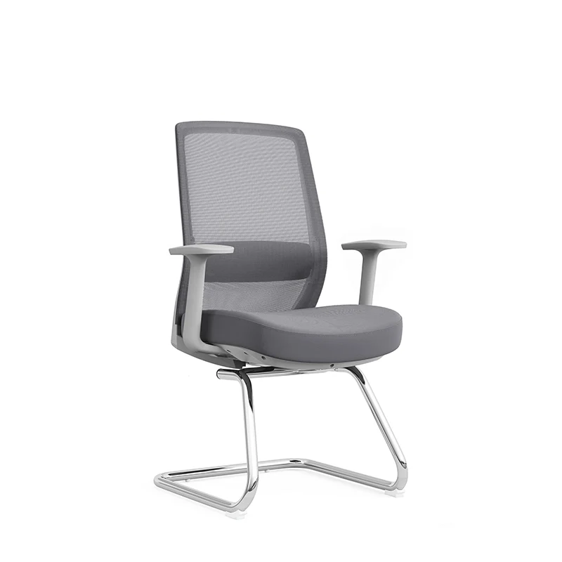 Modern Minimalist Executive Visitor Chair - Mesh Office Reception Chair: Breathable Ergonomic Desk Chair For Home Office