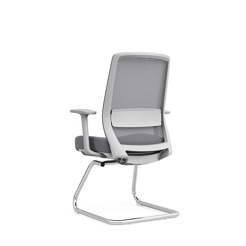 Modern Minimalist Executive Visitor Chair - Mesh Office Reception Chair: Breathable Ergonomic Desk Chair For Home Office