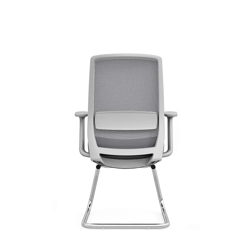 Modern Minimalist Executive Visitor Chair - Mesh Office Reception Chair: Breathable Ergonomic Desk Chair For Home Office