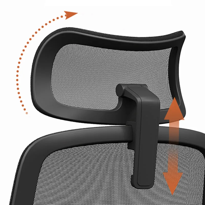 Modern Minimalist High-Back Ergonomic Desk Chair: Adjustable Headrest Gaming Chair - Height-Adjustable Swivel Chair For Home Office