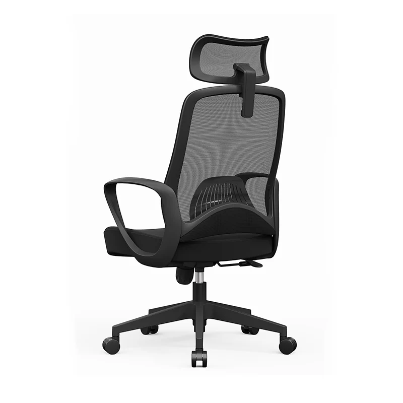 Modern Minimalist High-Back Ergonomic Desk Chair: Adjustable Headrest Gaming Chair - Height-Adjustable Swivel Chair For Home Office